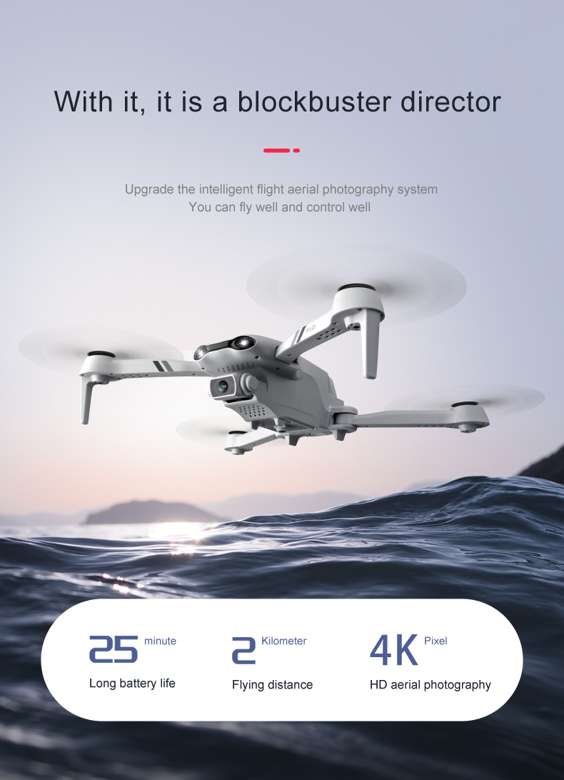 Profesional GPS Battery Powered Drones With Hd 4k Cameras 5G WiFi Fpv Drones