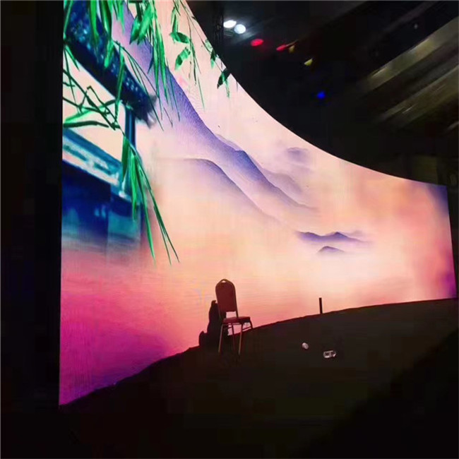 Customized HD P3 Flexible Curved RGB LED Screen Low Consumption Design