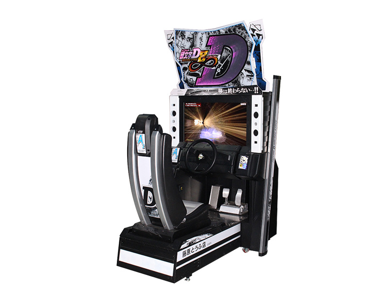 Coin operated Arcade simulator racing car game machine Initial game machine for sale