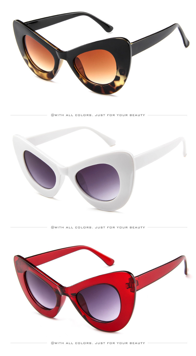 Popular Design 144MM Extra Large Cat Eye Glasses Extra Wide Sunglasses For Big Heads