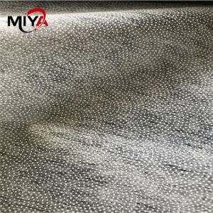 Non Woven Fusing Interlining Double Dot Colored Thermal Bond Polyester