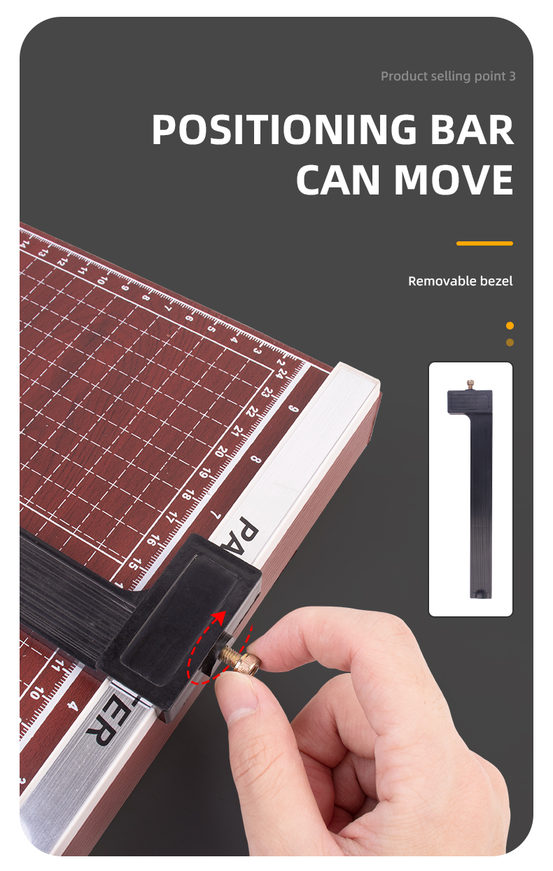 37Kg ZEQUAN A4 Guillotine Paper Trimmer for Office Photograph Cardboard Manual Paper Cutter