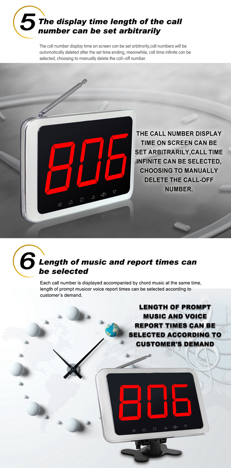 Best Price Personal Wireless Pager Call Bell System For Restaurant