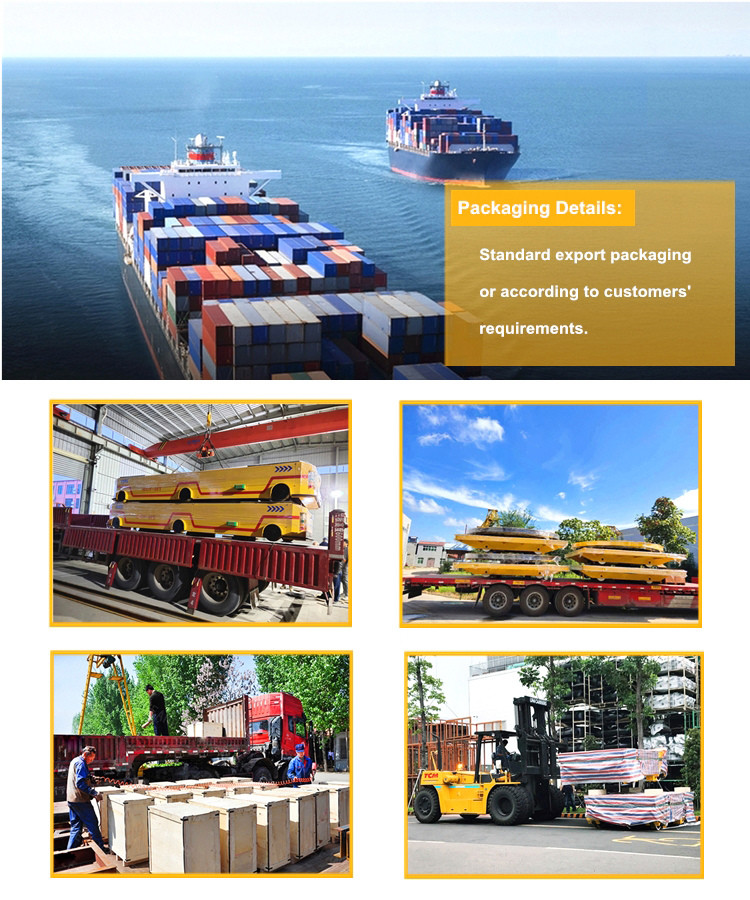 Customized Motorized Steerable Rail Transport Car For Slag Scrap Handling
