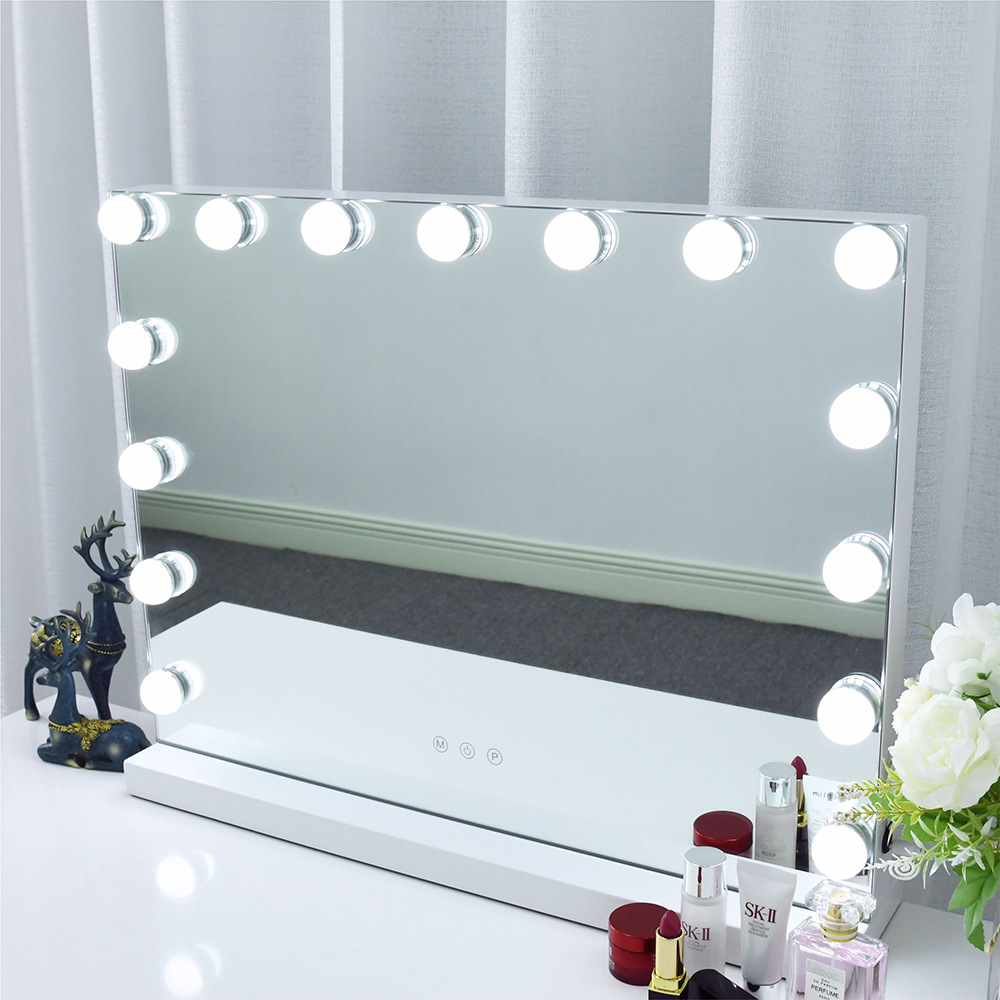 Shatterproof Hollywood Light Up Makeup Mirror Vanity Wall Mounted