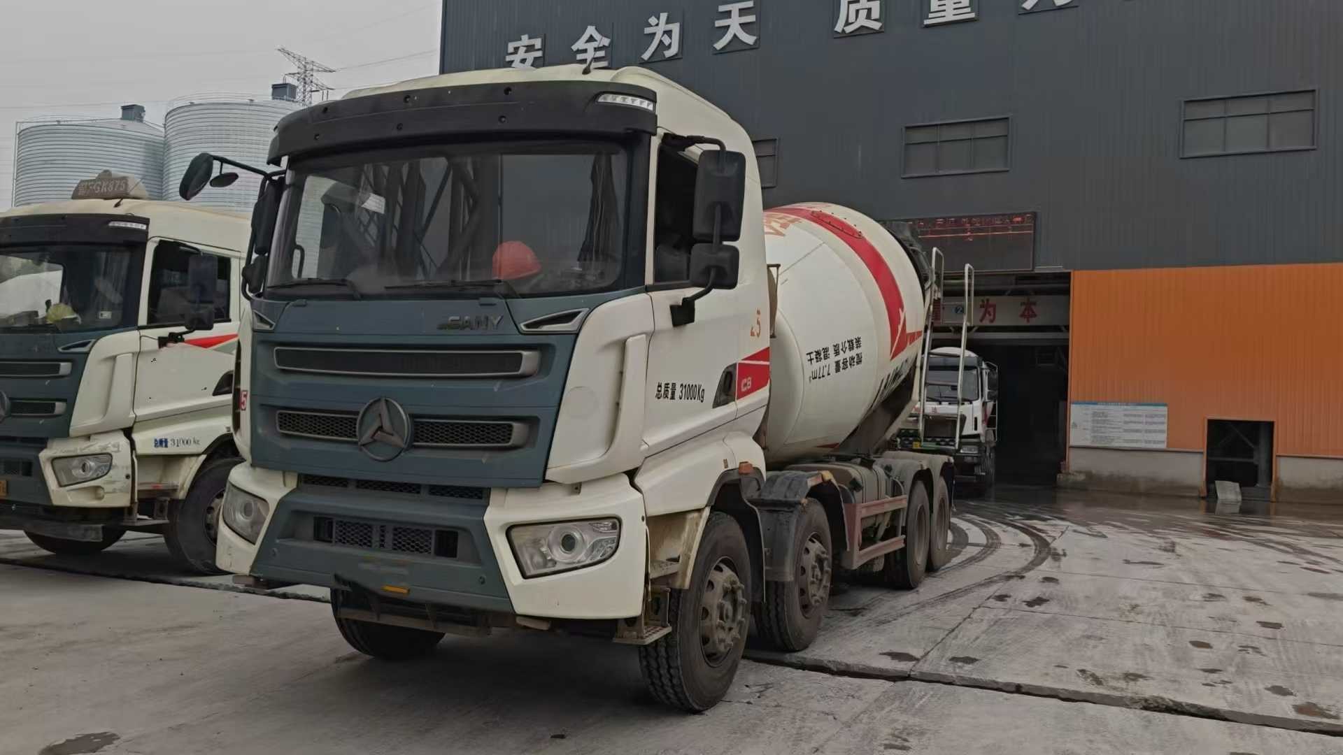 2020 Sany self-made chassis 12 cubic mixer truck (National V emission)