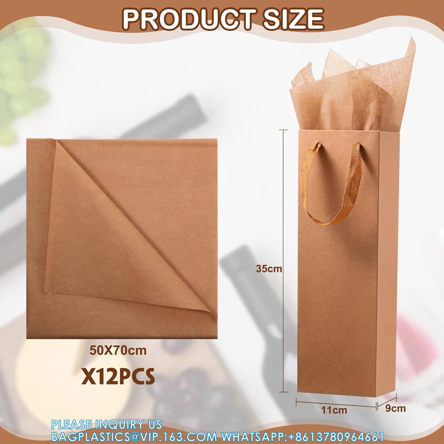 Wine Gift Bags - Wine Gift Bag With Scratch Paper Panel For Personalized Messages - Wine Bags For Wine Bottles Gifts