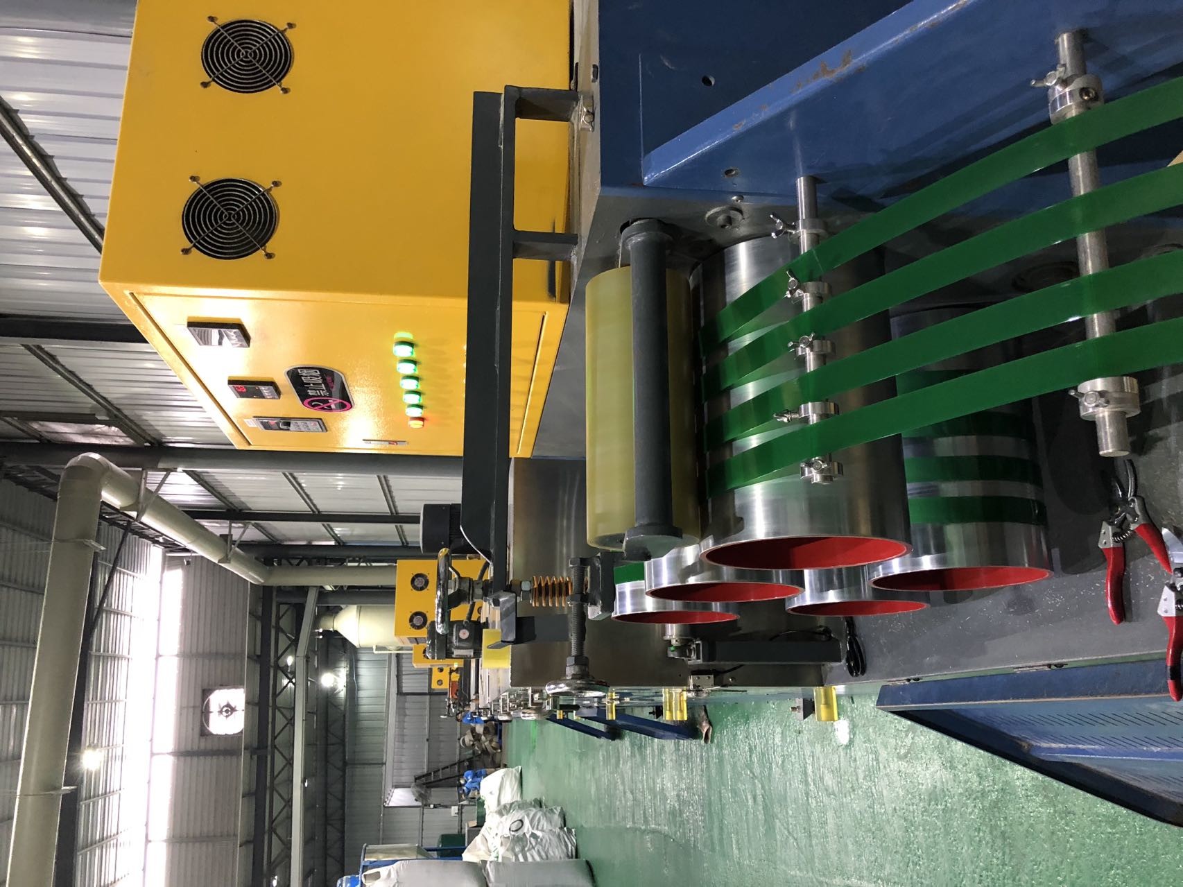 Plastic PP PET Strapping Band Production Line Extrusion Line For Brickyard / Metal / Steel