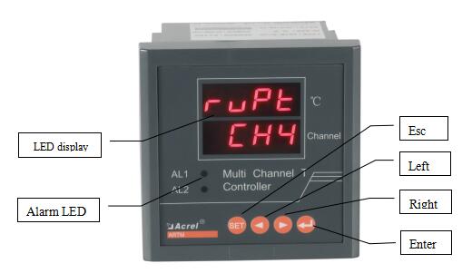 Digital Display AC85-265V Multi 8 Channel Temperature Controller ARTM-8