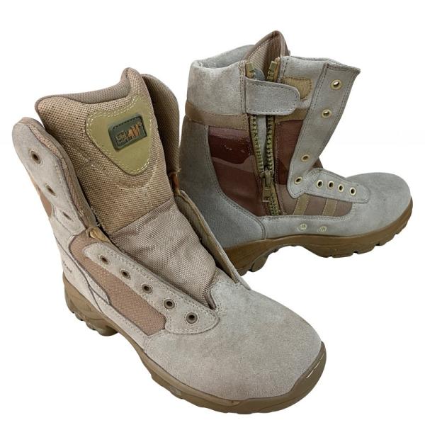 Waterproof Oxford Upper Material Men's Black Brown Desert Boots for Training and
