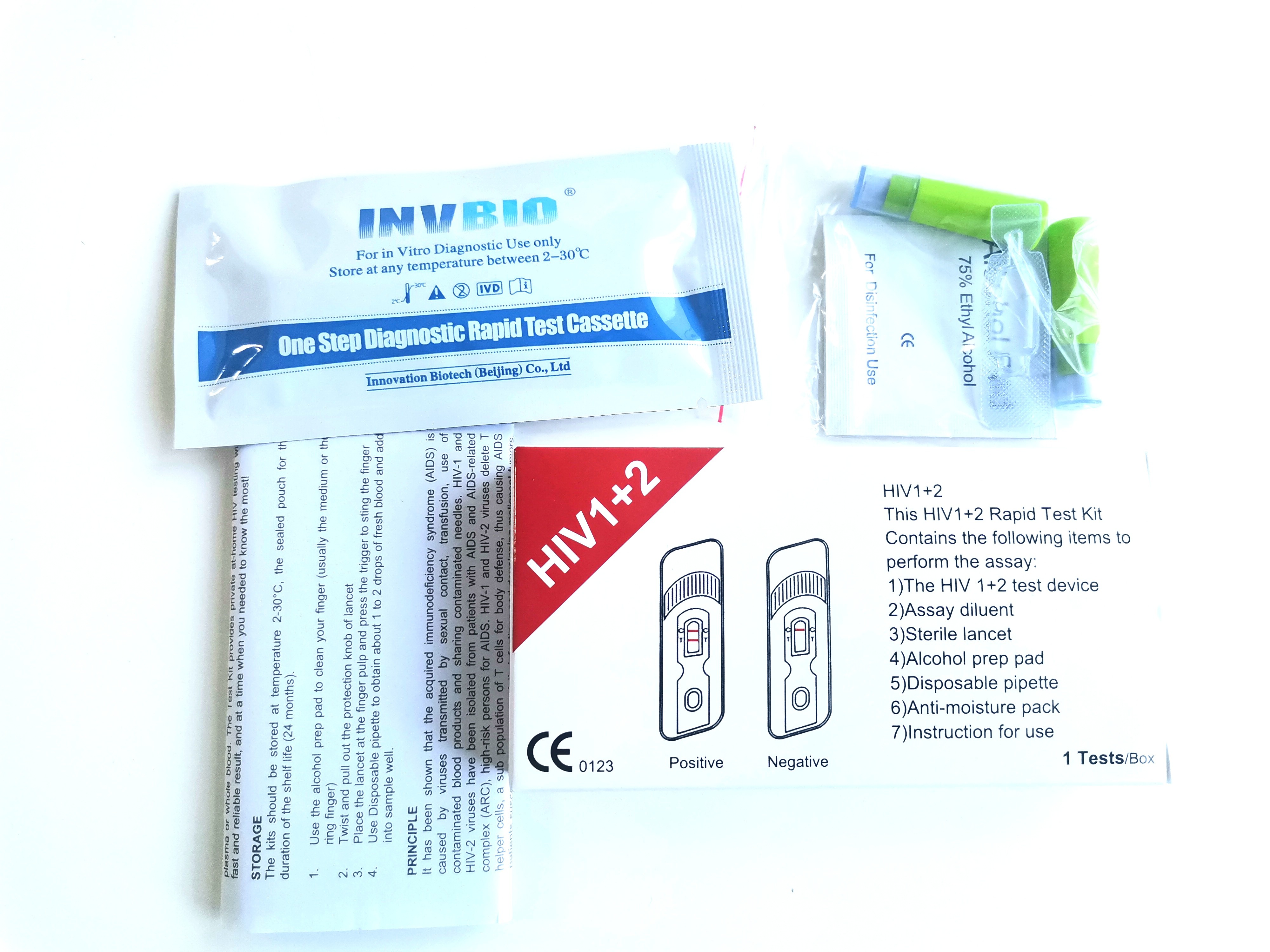 Infectious Disease Treatment Hiv Rapid Test Kits 50pcs