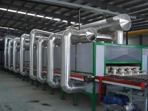 Metal Roller Kiln Low Fuel Consumption Mechanization Automation Ceramic Fast Fire Kiln