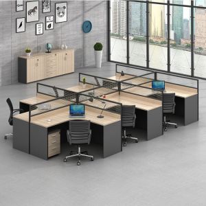 Private Office Area Modular Workstation Desk with Modern Design Style and MFC