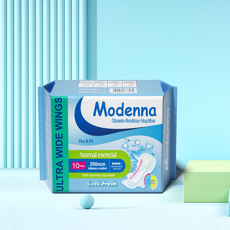 Customized Packaging Disposable Sanitary Napkins 3D Leak Guard Anion Sanitary Pad