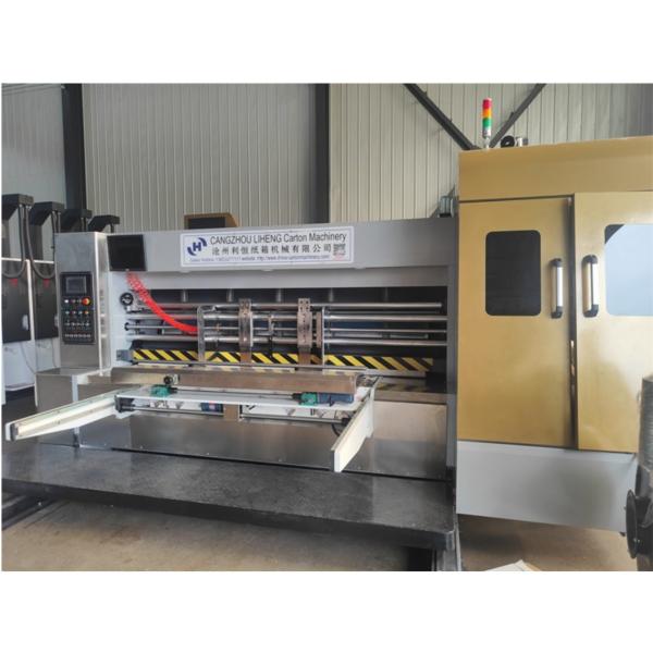 18000 KG Automatic Flexo Printing Slotting Die Cutting Corrugated Carton Box