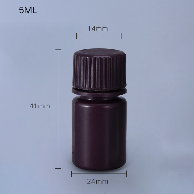 1L Transparent PP Thicken Plastic Chemical Reagent Lab Leakproof Bottles with Screw Lid