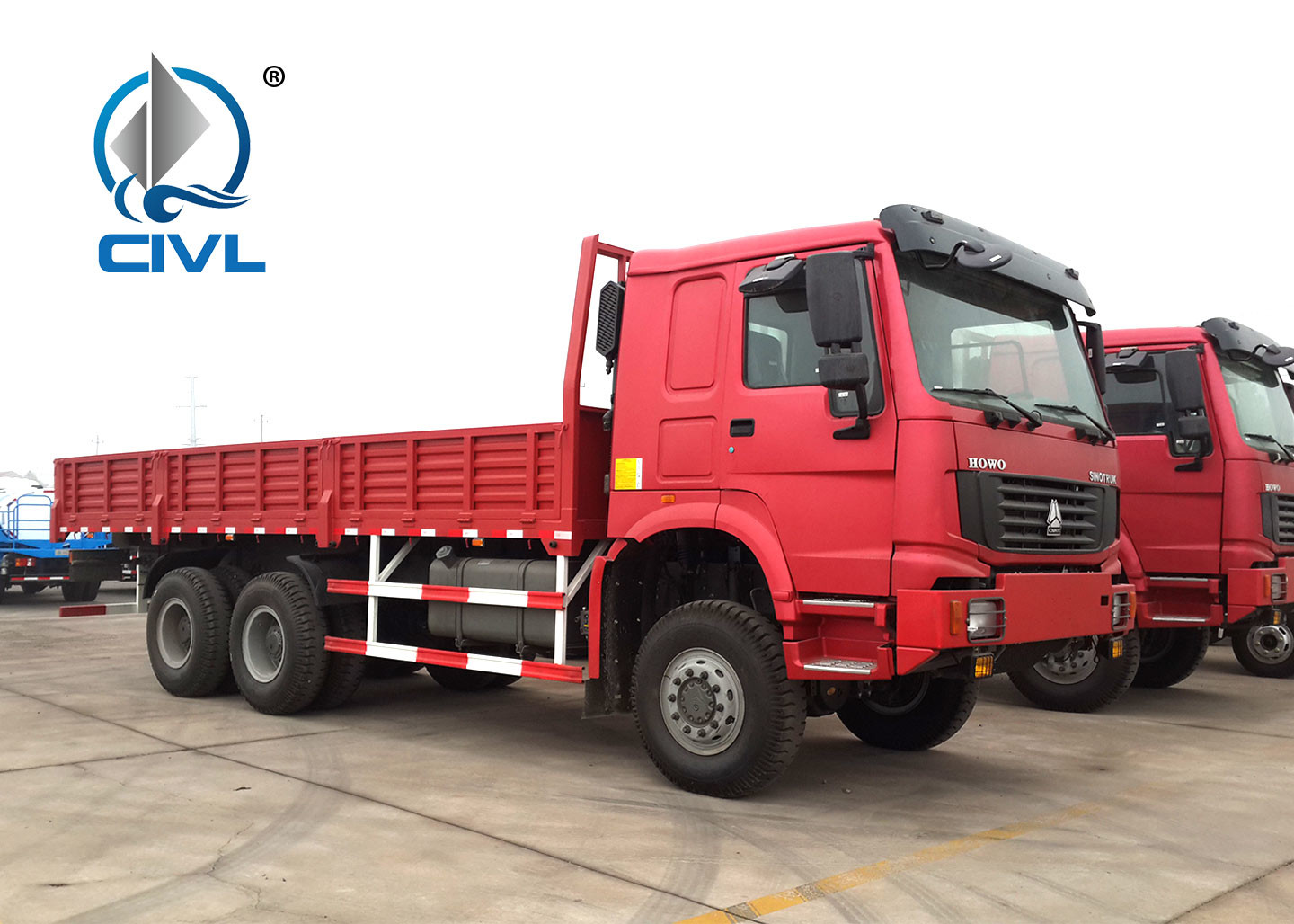China Brand Heavy Cargo Trucks Euro 2 Sinotruk Howo 25 Load Capacity 336hp 6x4 Lorry Truck