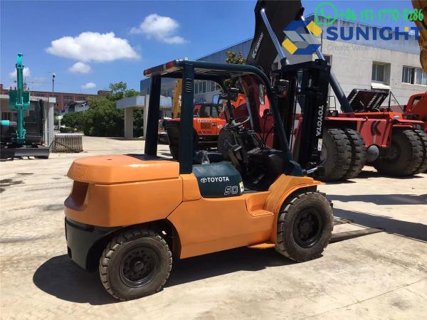 Second Hand Multi-Function Original Japan Diesel Forklift TOYOTA FD50 In Good