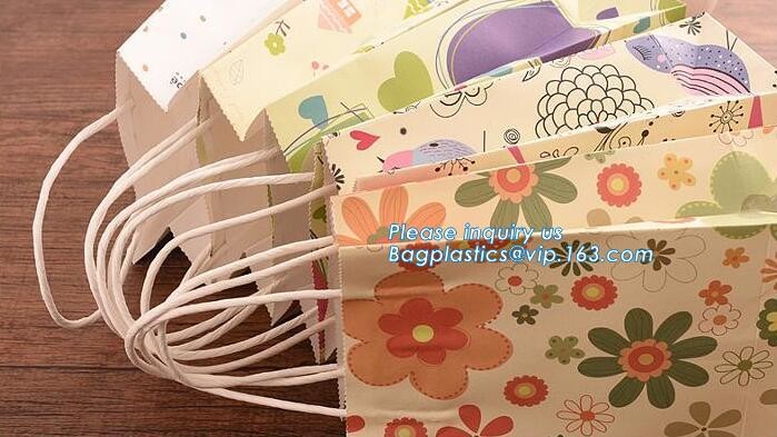 Cheap Customized Pink Printed Paper Shopping Bag For Clothing and Gift,Recycled Luxury Paper Bags & Retail Carrier Bags