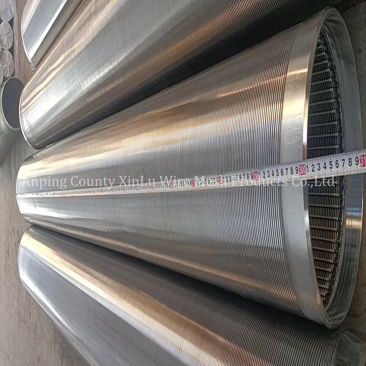 6" Wedg Wire Johnson Screen Tube With Wire Wrapped Continuous Slot For Water and Oil Pump Drilling Filter