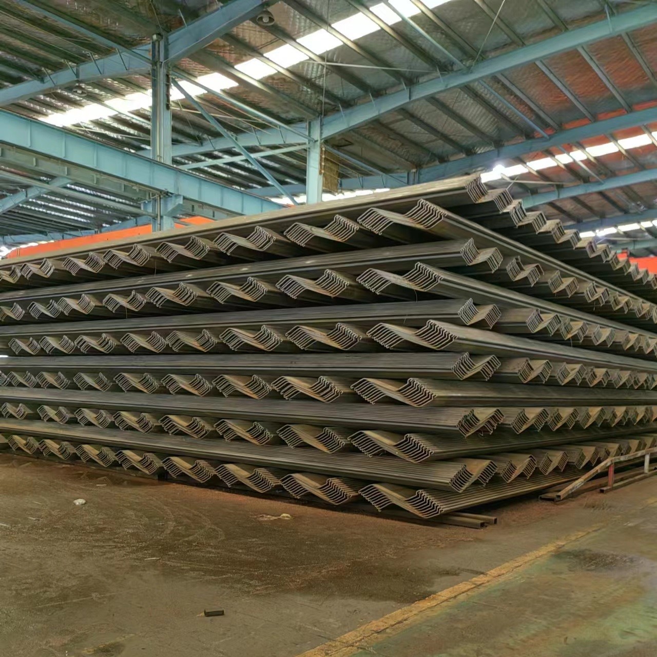 U Shape Steel Sheet Piles Piling Q355b / Sy295 / Sy390 / S320gp / S355gp Hot Rolled