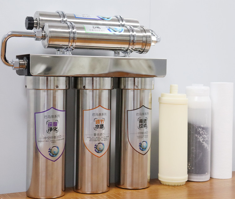 SUS304 250L/H Household Alkaline Ro Water Purifier Kitchen Tap Water