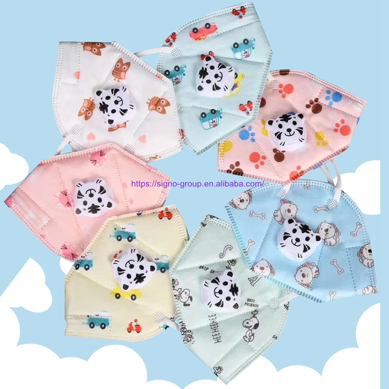 3D design Kids Printed Mask / Children'S Face Mask With Valve