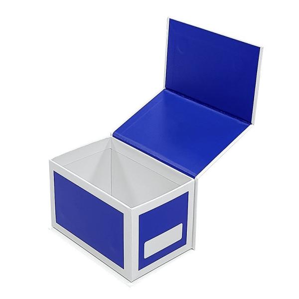 Recycle Printing Logo Custom Rigid Cardboard Magnet Box Magnetic Flip Top Paper