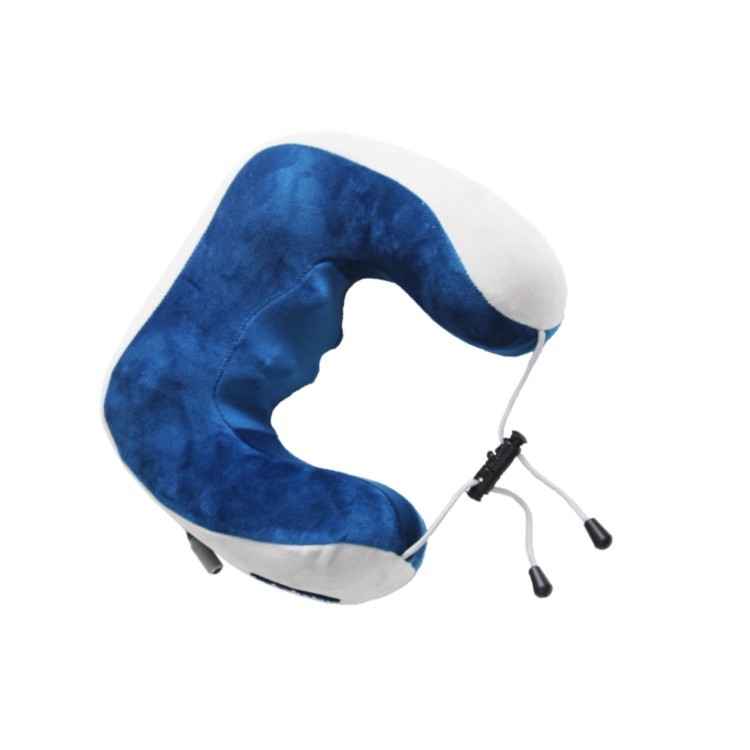 Premium U Shape Portable Trip Neck Pillow Multifunction Adjustable Memory Foam Massage Heat