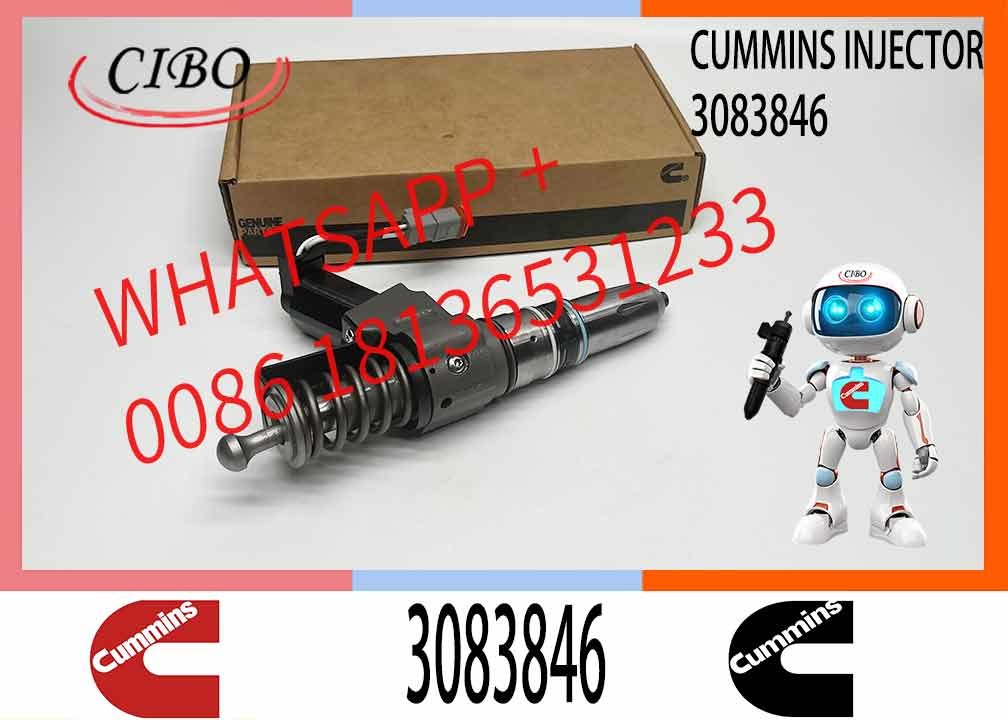 3083846 Diesel Fuel Injector N14 Common rail injector 3095086 3609796 3095040 3411763