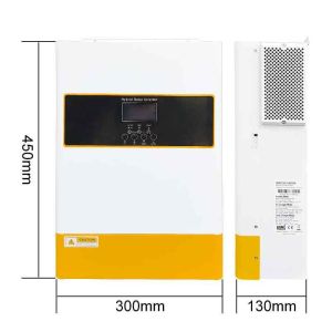 Pure Sine Wave 6.2KW Solar Inverter with 48VDC Support MPPT High Voltage Off