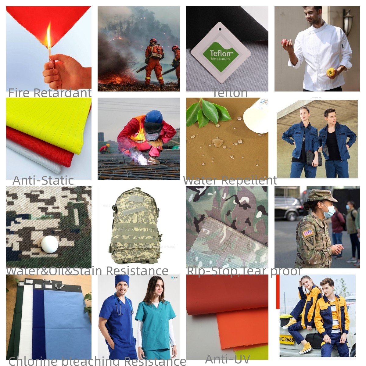 Outdoor Canvas Material Fabric Water Oil Resistant 58/59''