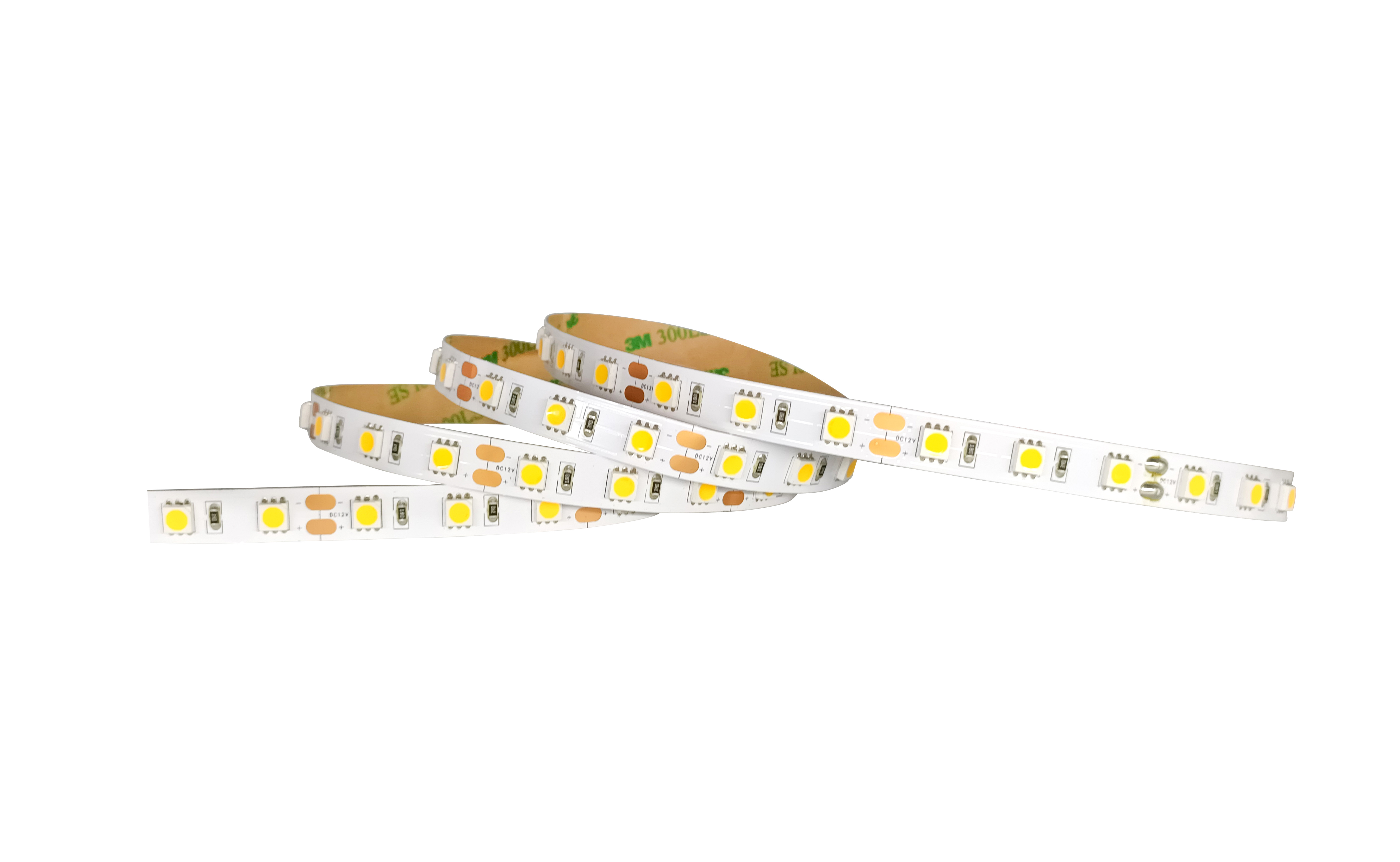 Indoor / Outdoor Decoration SMD 5050 LED Strip Light Monochrome Temperature Lamp