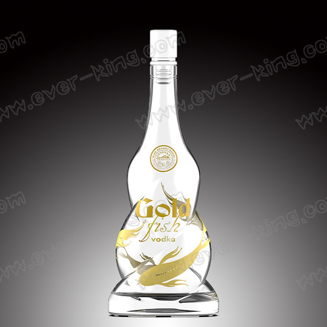 Twist Custom Glass Bottles 700ml With Glass Stopper Cork