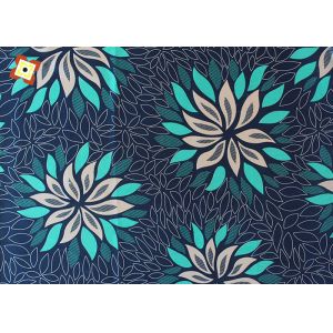 Pigment Disperse Dyed Polyester Mattress Fabric Custom Printed Brushed