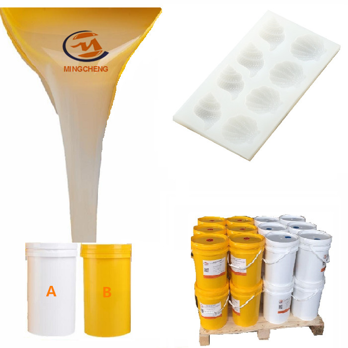 30-40 Minutes Working Time Platinum Cure Silicone Rubber For Shell Craft Silicone Mold Mix Ratio 1 1