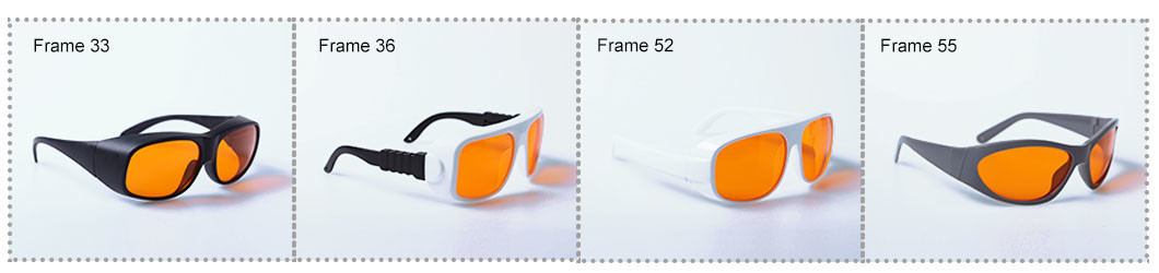 532nm Laser Safety Glasses For Excimer Ultraviolet Argon KTP CE Approval