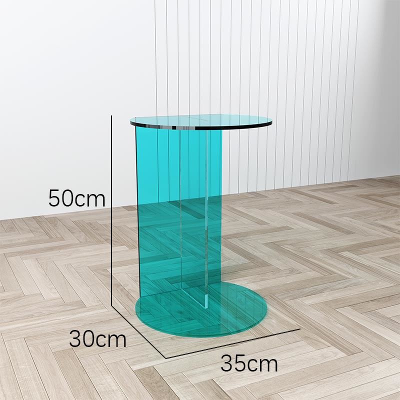 Minimalist Custom Color Acrylic Coffee Table Side Table Tea Table for Indoors and Outdoors