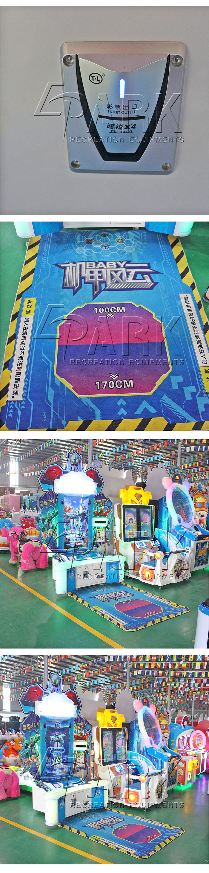 Mech Warrior Arcade Dance Machine For Science Promotion Activities
