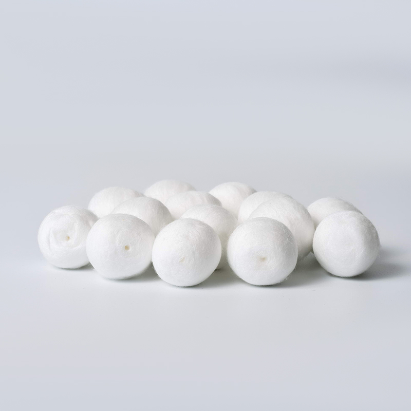 100% Absorbent Medical Cotton Balls Biodegradable Safety white Color