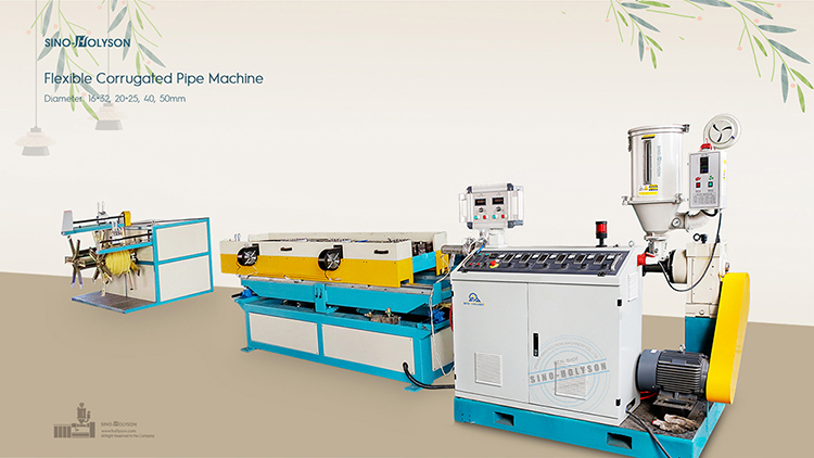 Single Screw Shisha Hookah Corrugated Hose Making Machine 11kw