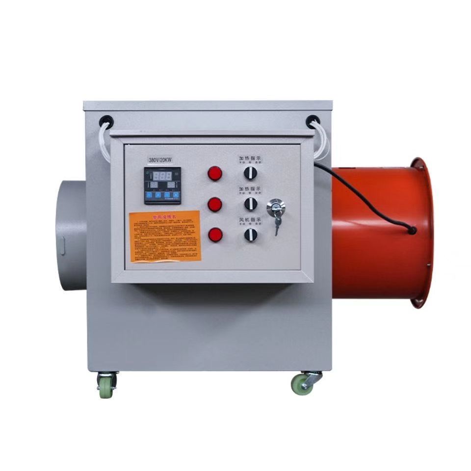 Source Factory 20kw Energy Saving Industrial Poultry Farm Livestock Greenhouse Heater Hot Air Heater Chicken Farm Heater 2000w