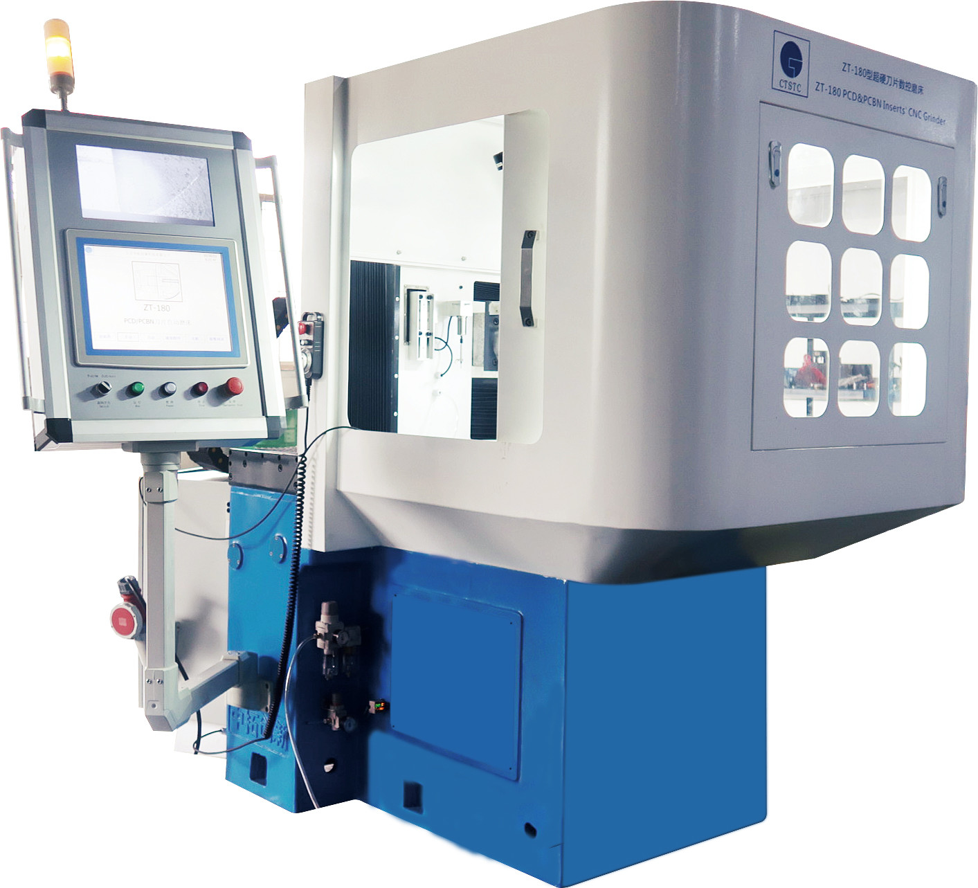 Tip Radius 0-70mm PCD Grinding Machine with 1200*1168*1530mm L*H*W Dimensions