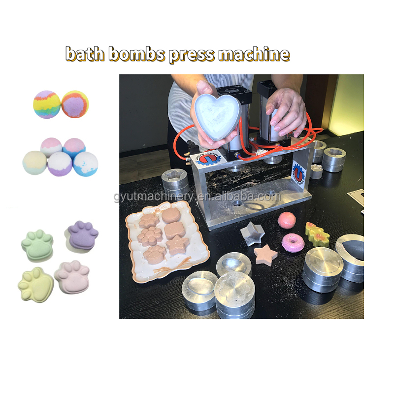 Multiple Molds Pneumatic Press for Bath Bombs and Shower Steamers Economical in Korea