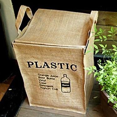 Private Label Portable Foldable Storage Woven Laundry Jute Basket Bin,Cotton