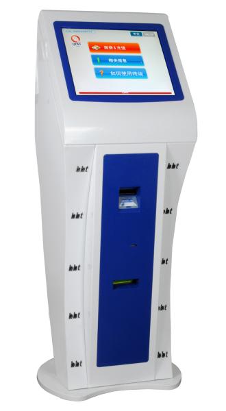 19" Touch Screen Travel kiosk/ Wifi Free Standing Kiosk For Personal Authenticat