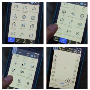 UFO C5 GNSS RTK Receiver Handheld Controller for Data Collection in Land