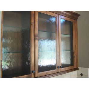 China Impact Resistance Tempered Glass Panel Obscure Pattern For Store Cabinet on sale