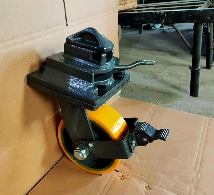 3 Ton Heavy Duty Caster ISO Sea Shipping Container Caste Wheels Swivel within Building Material Shops and Plate Casters