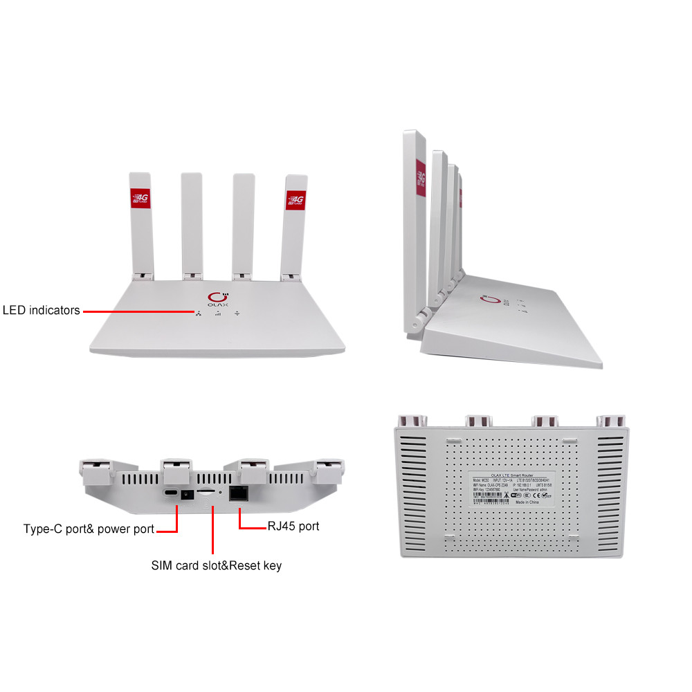 OLAX MC50 Custom Cat4 Modem Router Unlocked High Speed Wireless CPE LTE 4G Home Mini Router